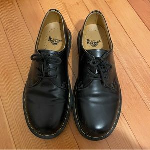 Dr. Martens black leather oxfords